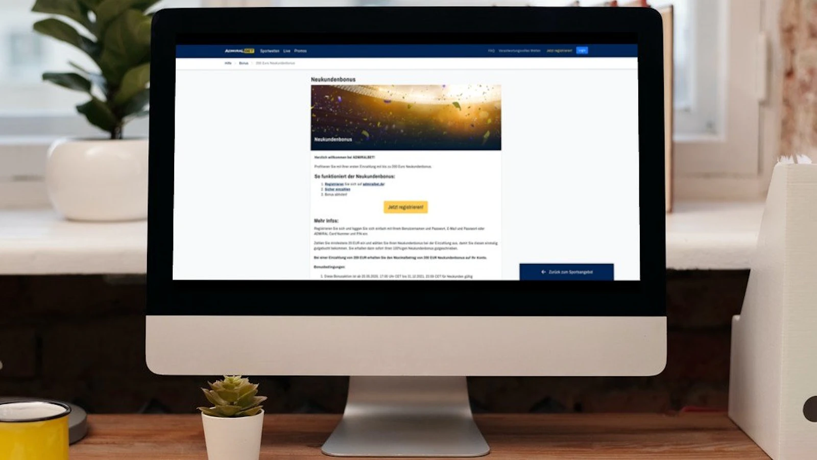 Admiral Sportwetten Bonus