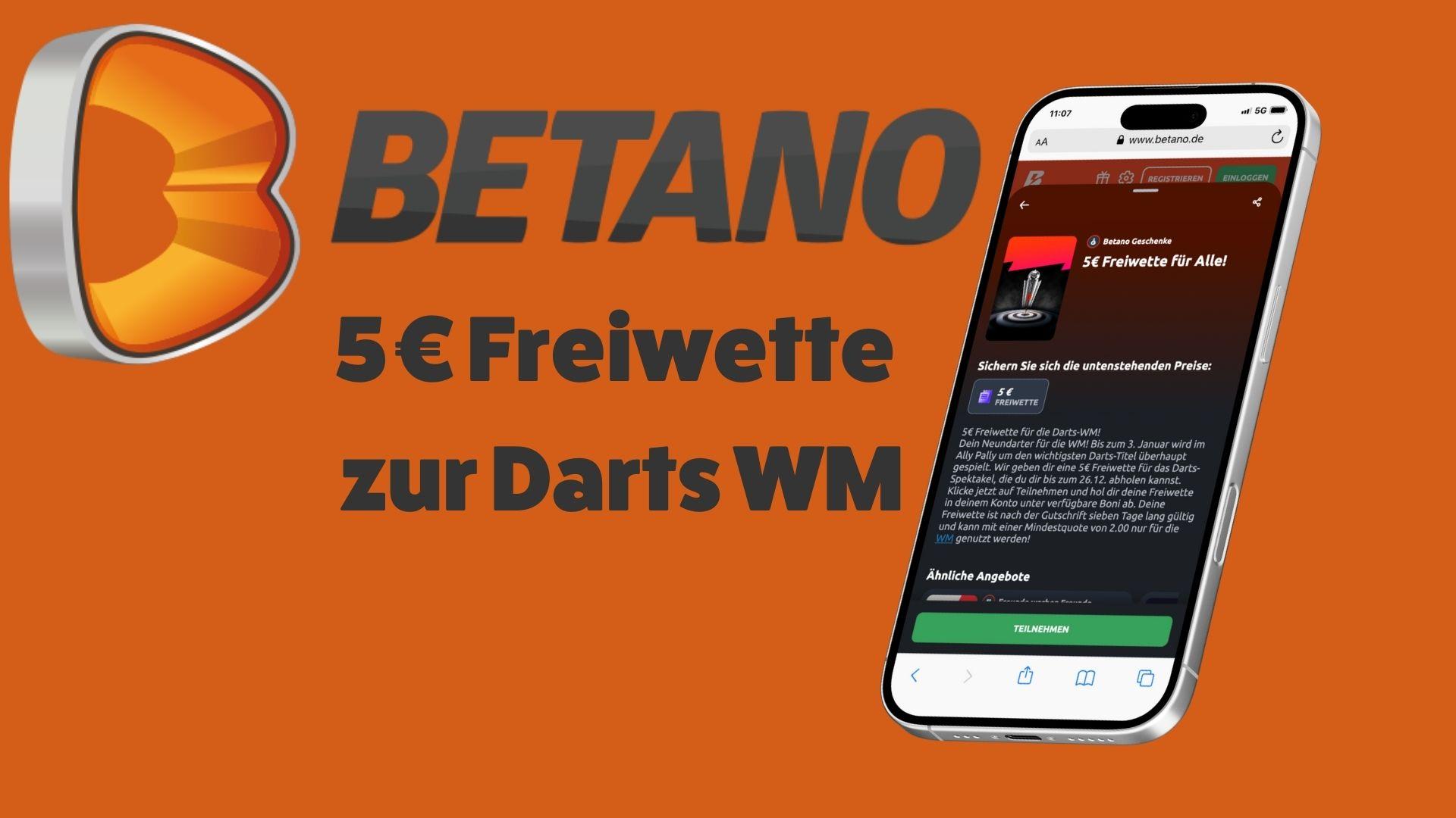 Betano Freiwette Darts WM