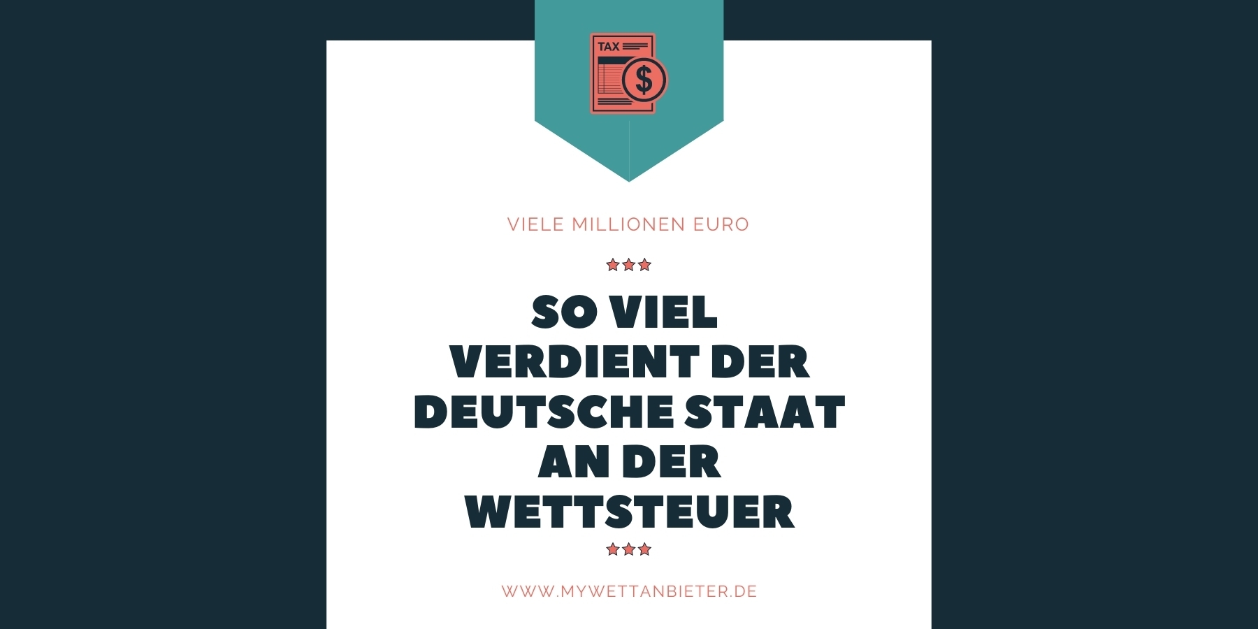 So viel verdient der Staat Wettsteuer