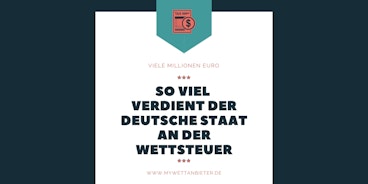So viel verdient der Staat Wettsteuer