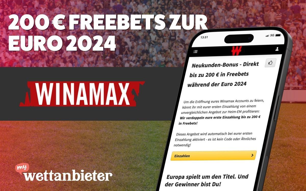 Winamax Freiwetten EURO 2024