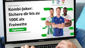Betway Kombi Joker Angebot auf dem Mac Book
