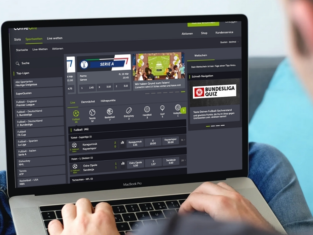 Comeon Verifizierung