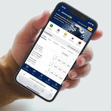 Das Wettangebot von Admiralbet auf dem i Phone