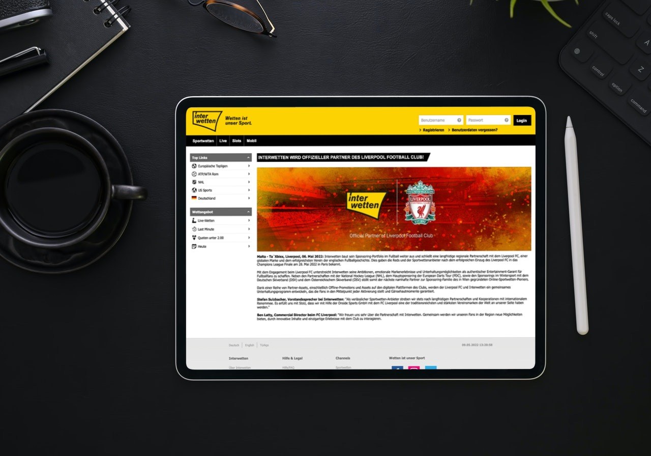 Interwetten News Liverpool FC