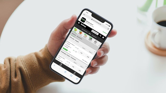 Betway Live Wetten auf dem Smartphone