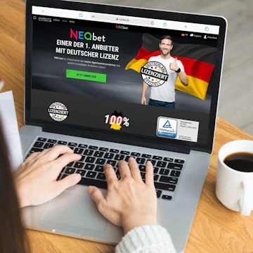 NEO bet Homepage Info uber deutsche Lizenz und OASIS Sperrsystem