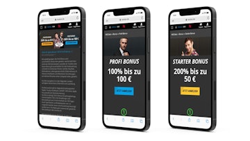 NEO bet Wettanbieter Bonusangebote Ubersicht auf dem Smartphone