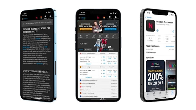 NEO bet Wettbonus