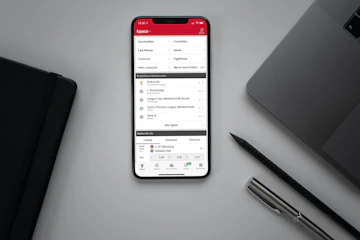 Das Hauptmenü der Tipico App auf dem iPhone