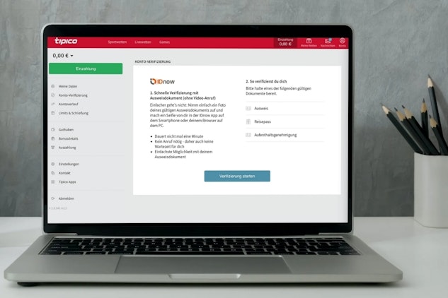Tipico Konto Verifizierung I Dnow Foto