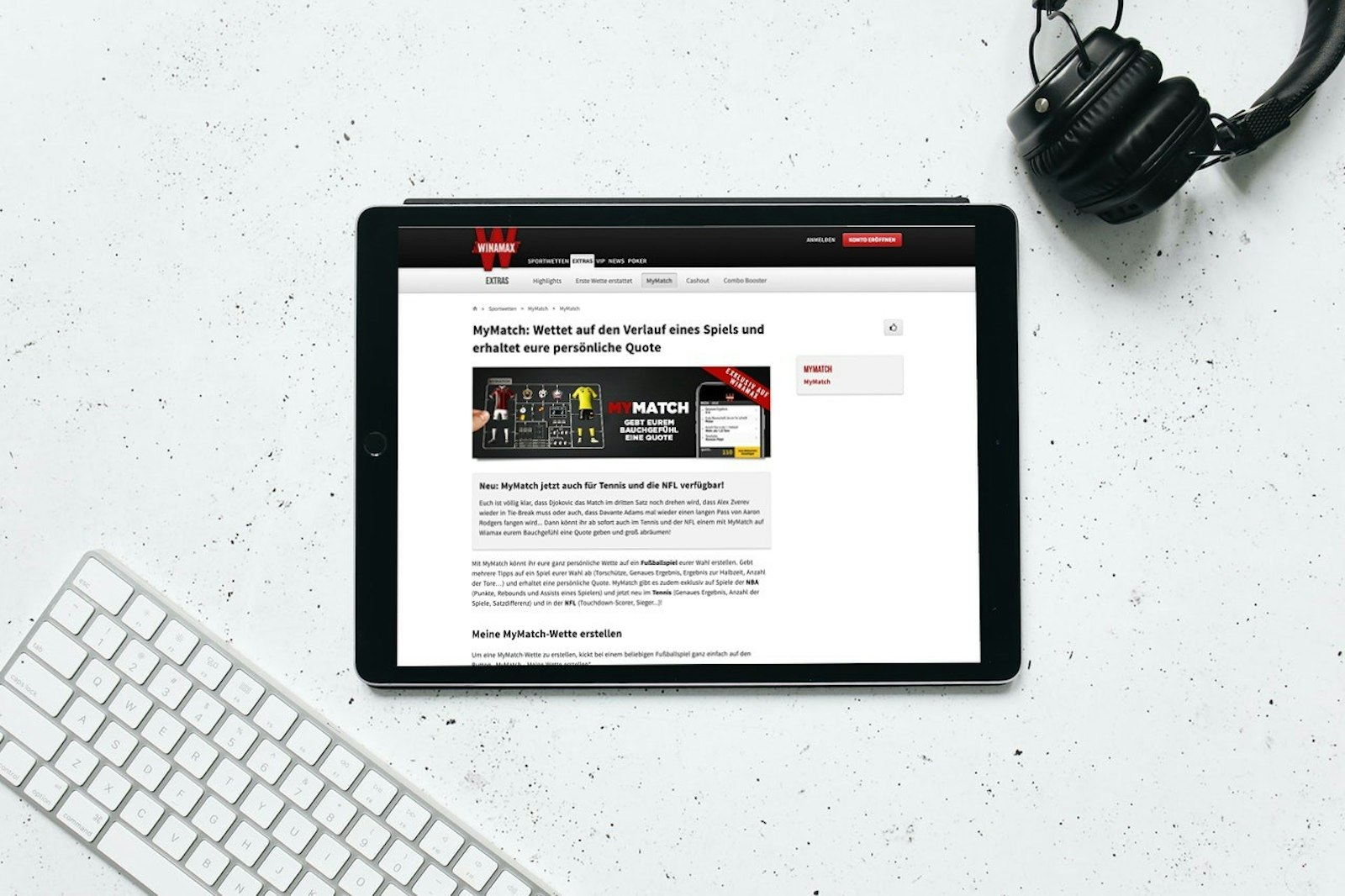 Winamax Konfigurator