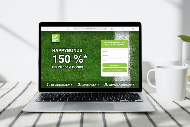 Happybet bonus landing page